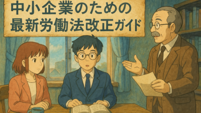 中小企業のための最新労働法改正ガイド ～知っておくべきポイントと対応策～